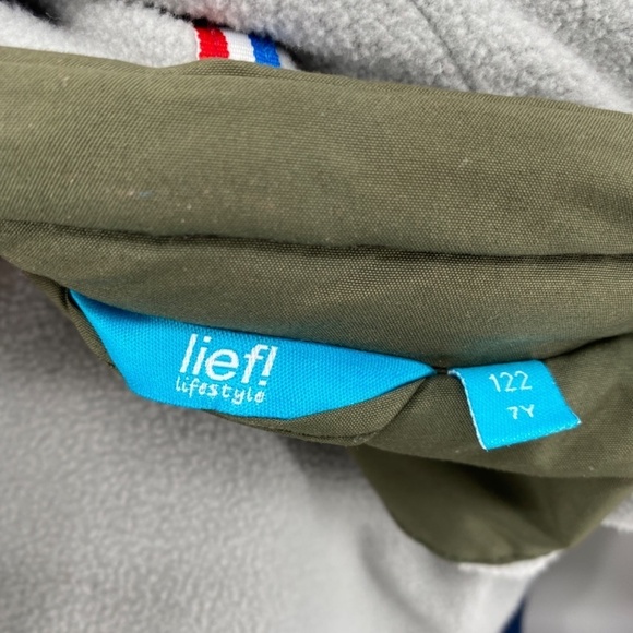 🎁5/$25 LIEF Fashion Vest Boys Size 7 My Super jacket Insulated Removable Hood - Picture 12 of 13